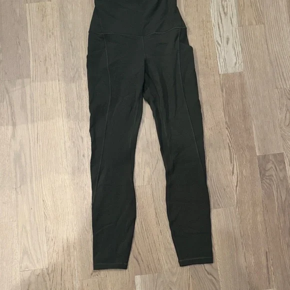 Lululemon Athletica Dark Green Leggings size 4 - Picture 2 of 3